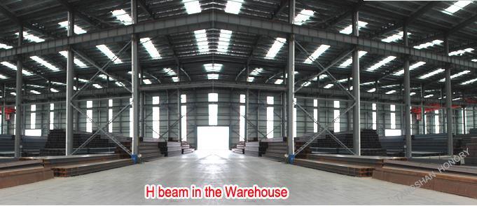 Tangshan Standard Length Steel H Beam 390*300*12